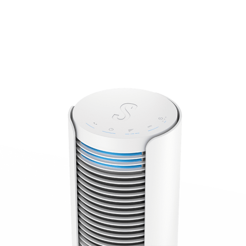 Ventilateur colonne PETER blanc silencieux avec télécommande | Stadler Form