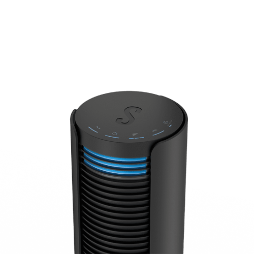 Ventilateur colonne PETER noir design et silencieux | Stadler Form