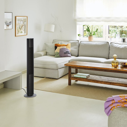 Ventilateur colonne PETER noir design et silencieux | Stadler Form