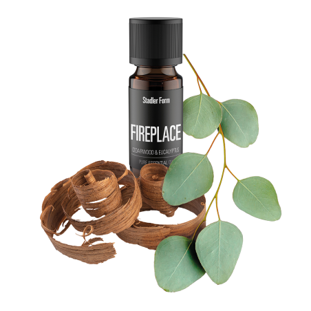 Huile essentielle FIREPLACE – Cèdre & eucalyptus | Stadler Form