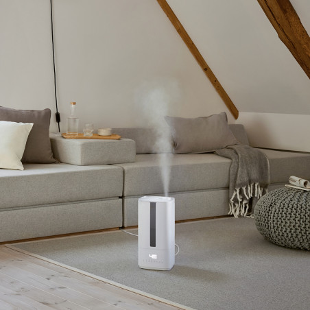Humidificateur à ultrasons OLIVER – vapeur froide et hygiène uv