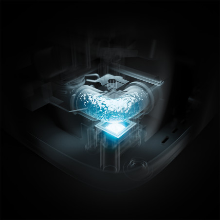 Humidificateur ultrasonique à vapeur froide hygiénique - Oliver noir