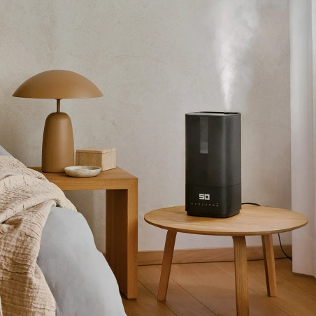 Humidificateur ultrasonique à vapeur froide hygiénique - Oliver noir