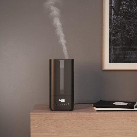 Humidificateur ultrasonique à vapeur froide hygiénique - Oliver noir