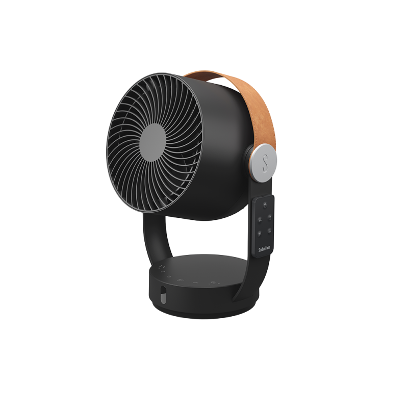 LEO Noir – Ventilateur oscillant silencieux et puissant | Stadler Form