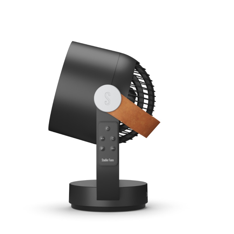 LEO Noir – Ventilateur oscillant silencieux et puissant | Stadler Form