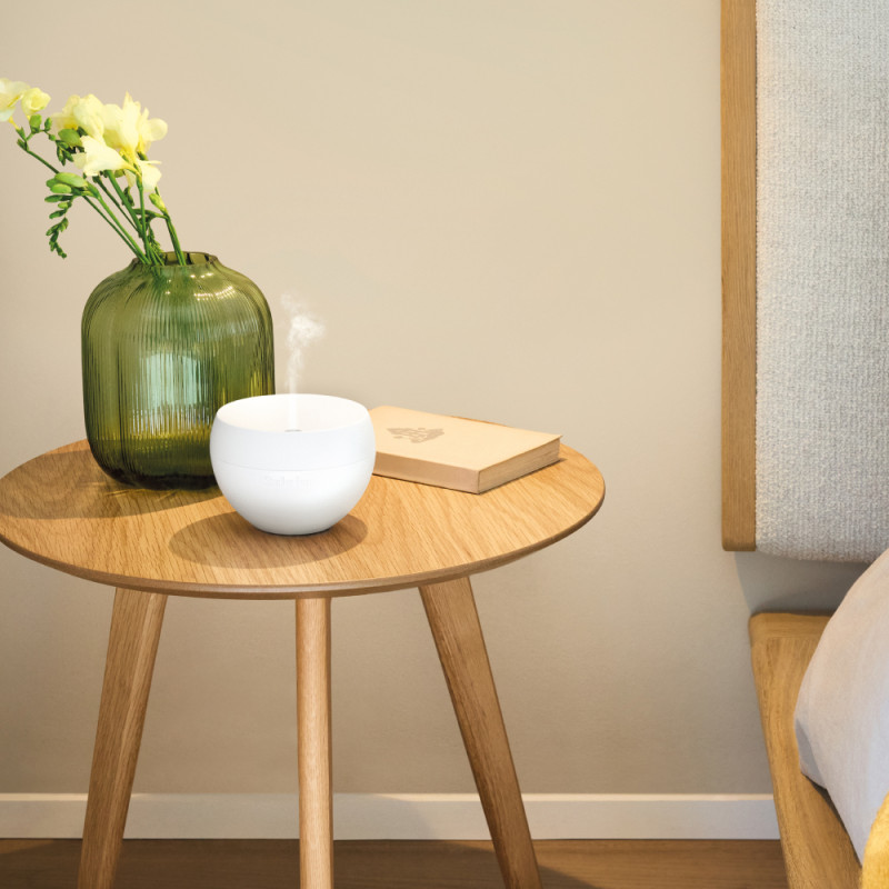 Diffuseur d'huiles essentielles sans fil JASMINE Mobile Blanc | Stadler Form