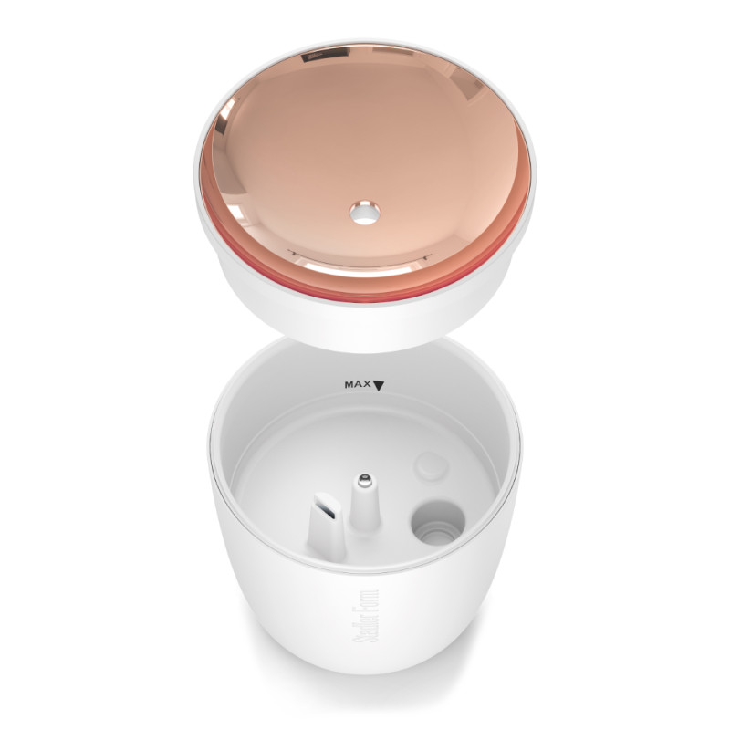 Diffuseur huiles essentielles effet flamme ZOE Mobile Blanc | Stadler Form