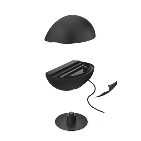 ERIK Noir 3-en-1 : chauffage d’appoint, cheminée lumineuse et diffuseur d’huiles