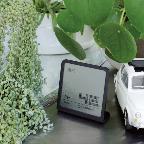 Thermomètre & hygromètre SELINA Noir | Stadler Form