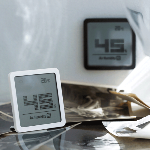Thermomètre & hygromètre SELINA Little Noir | Stadler Form