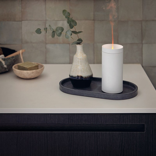 LUCY Blanc Diffuseur d'huiles essentielles effet flamme | Stadler Form