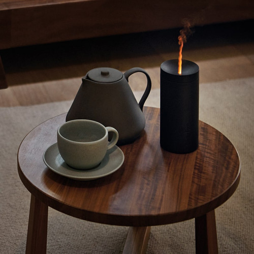 LUCY Noir - Diffuseur d'huiles essentielles effet flamme | Stadler Form