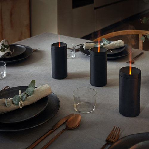 LUCY Noir - Diffuseur d'huiles essentielles effet flamme | Stadler Form