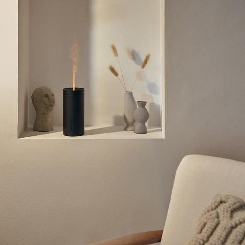 LUCY Noir - Diffuseur d'huiles essentielles effet flamme | Stadler Form